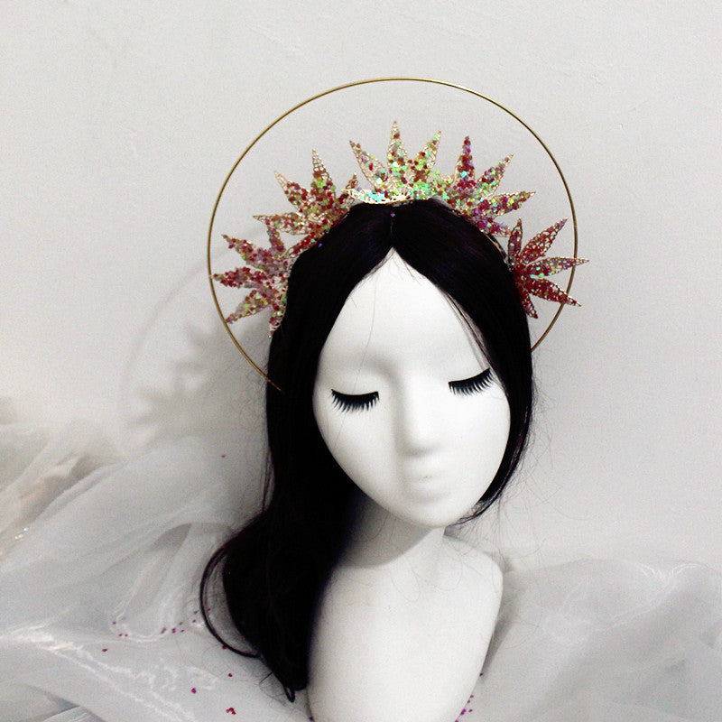 Virgin Crown Crown Material Pack Christmas Birthday Catwalk Headdress
