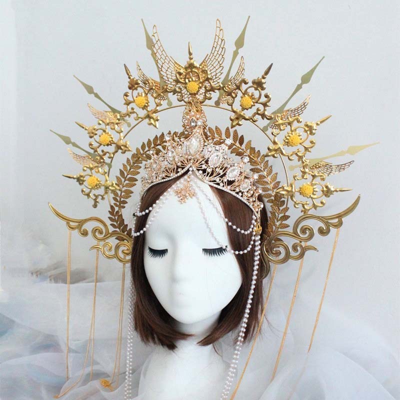 Virgin Crown Crown Material Pack Christmas Birthday Catwalk Headdress