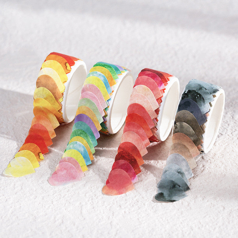 Rainbow Fruit Tea Series Alien-Shaped Hand-Painted Creative Love Hand Account Decorative Stickers