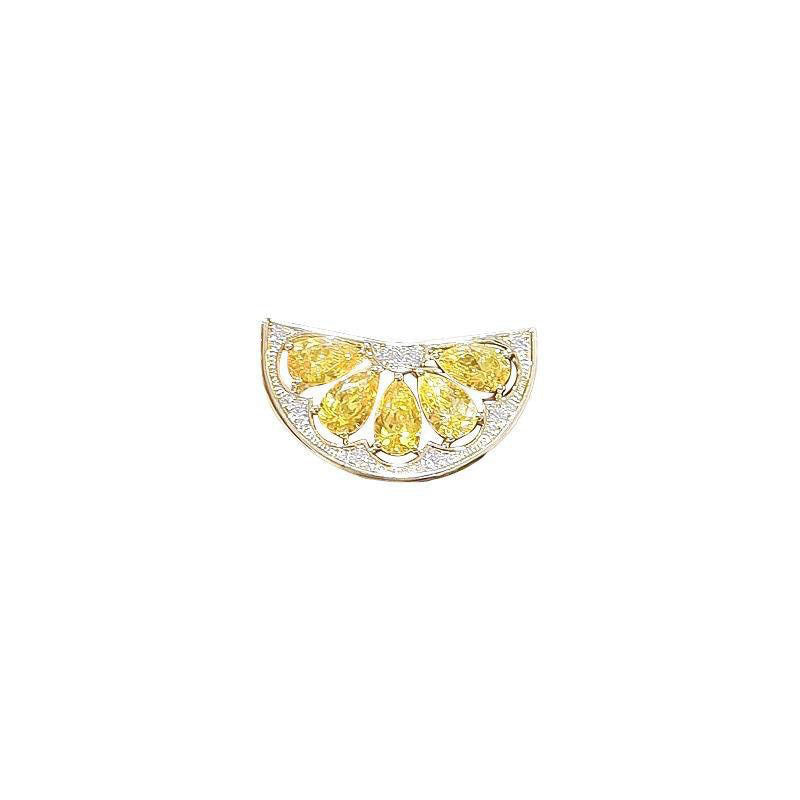 Cute Lemon Brooch
