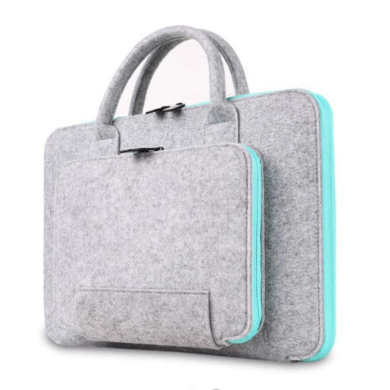 Fashion Felt Laptop Computer Bag Multicolor Handheld