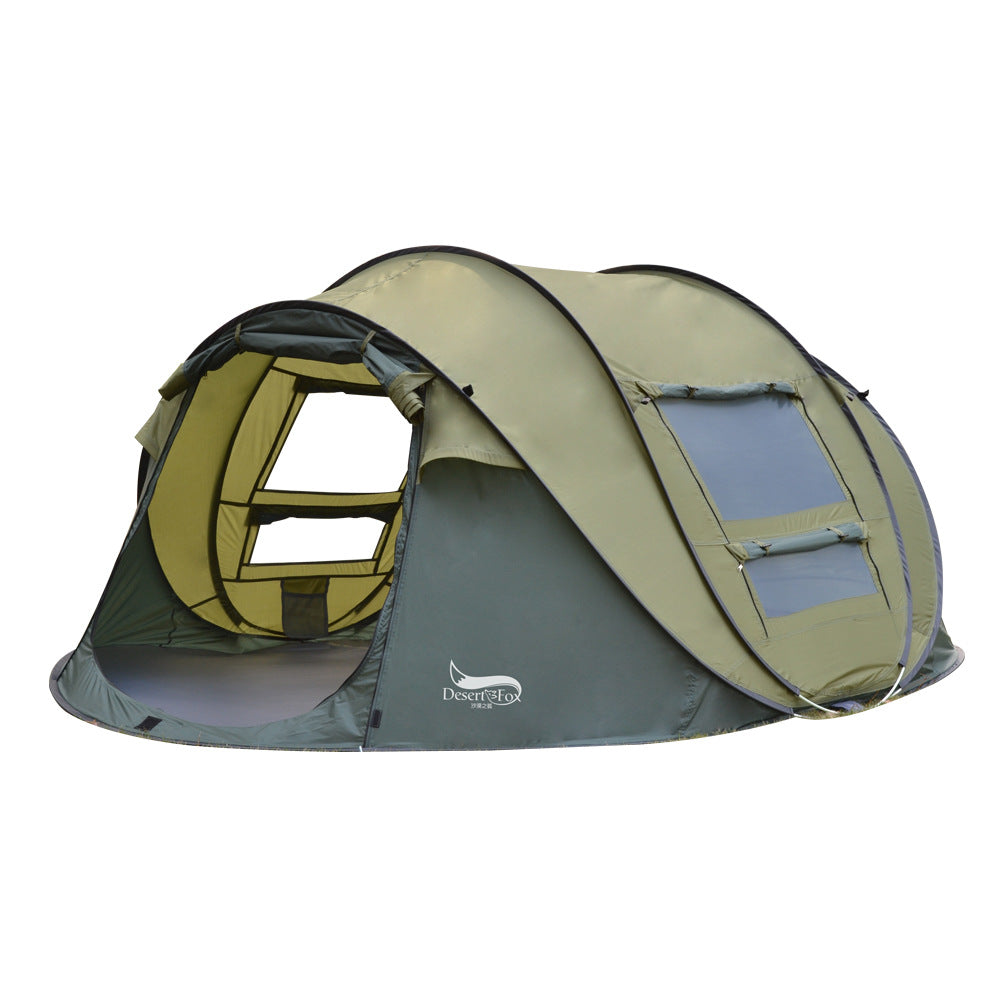 Outdoor Automatic Tent 3-4 People Quickly  Building-Free Boat Tent Multi-Person Camping Park Tent Rainproof