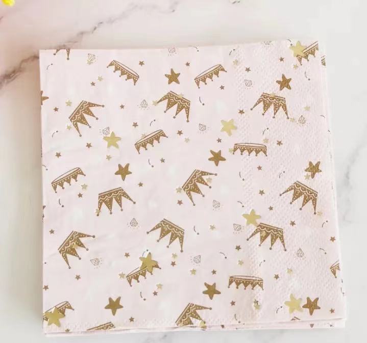 Gold Crown Disposable Tableware