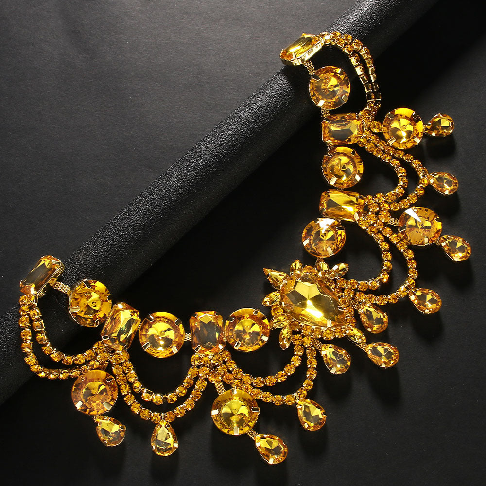 Women's Exaggerated Citrine Necklace