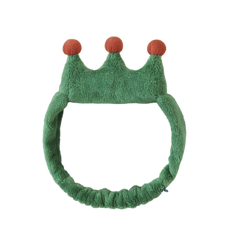 Female Cute Headgear Plush Face Wash Bundle Hairpin