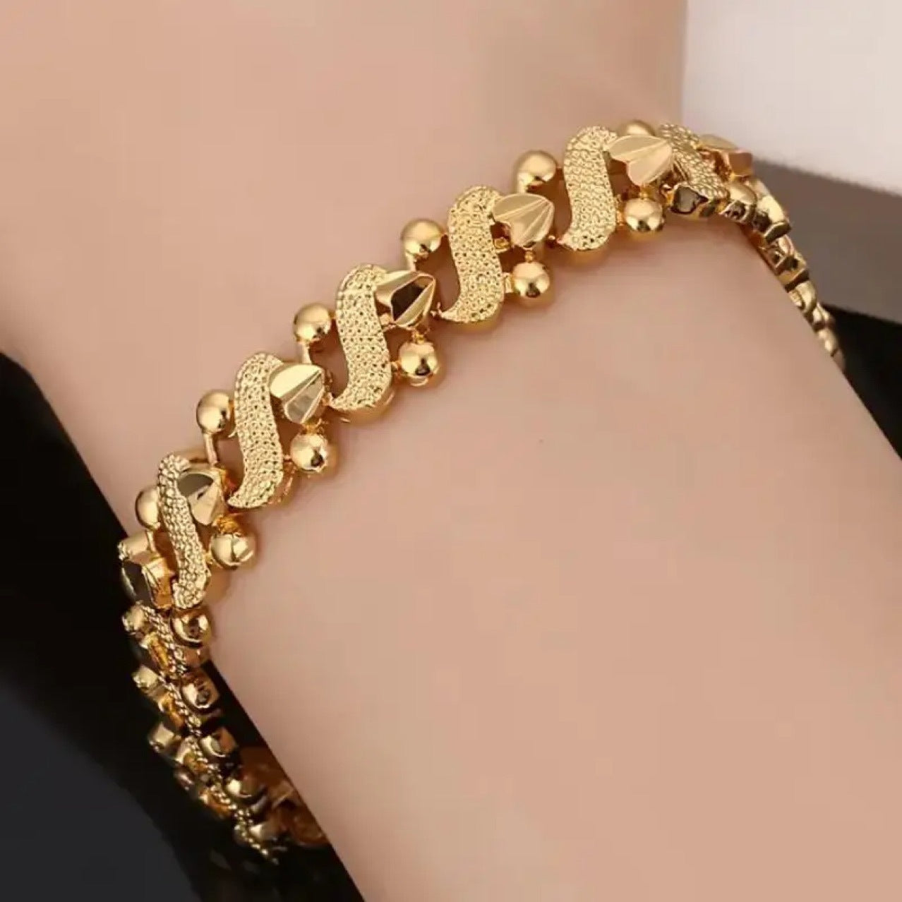 Brass Plated 24k Gold Bracelet