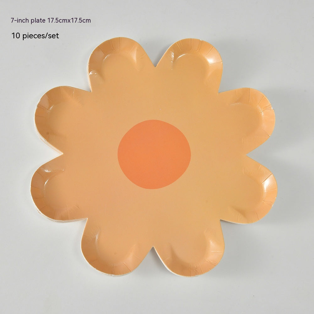 Disposable Paper Plate Theme Party Children's Decoration