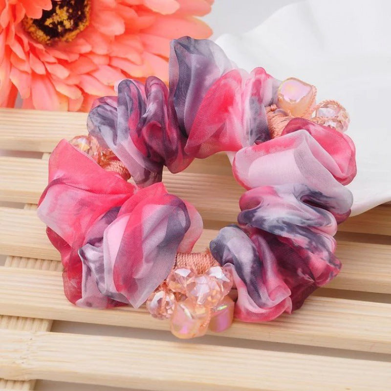 Women's Flower Hair Band Rubber Band Jewelry