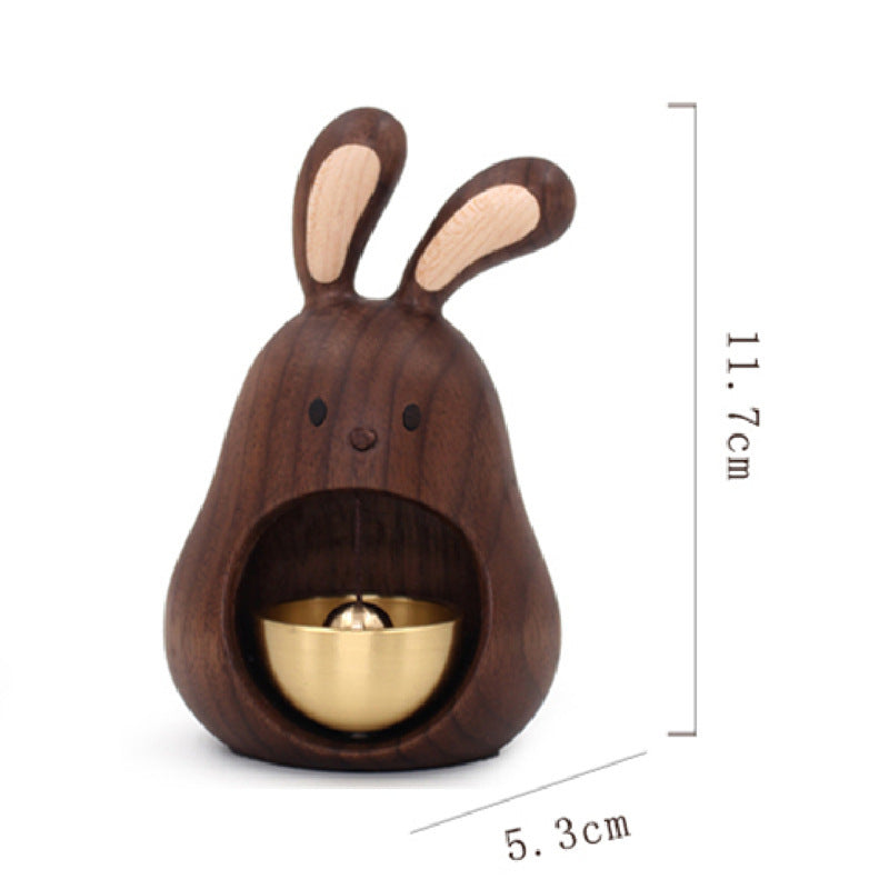 Rabbit Decorative Pendant Copper Bell
