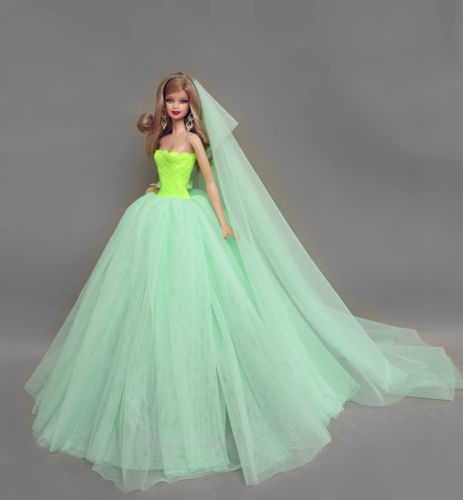 Wedding Dress Big Skirt Veil